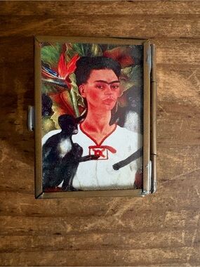 Mexican Folk Art Frida Kahlo Jewelry Box / Decorative Piece 🇲🇽🌺